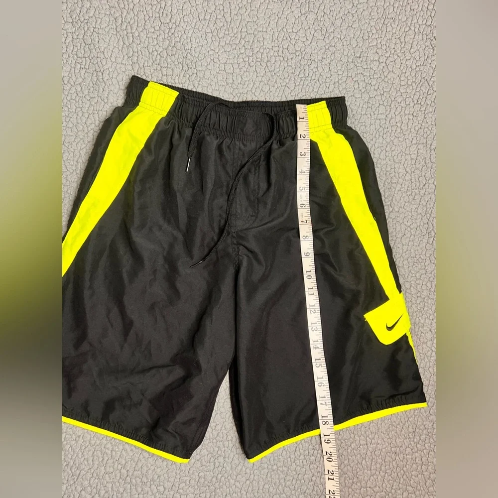 Nike Swimming Trunks Black And Yellow‎ Big Boys Size Small